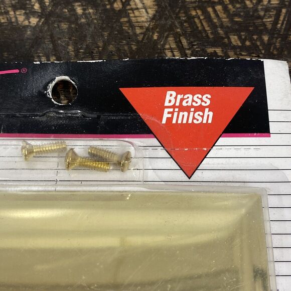 New AmerTac STYLE Polished Brass Light Switch Duplex Outlet Cover Plate Sealed‎ - Picture 3 of 11